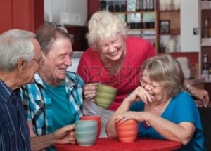 Fou rire au café...